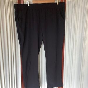 Eddie Bauer Womens Travel Pants Black Pull On Lightweight Size XXL